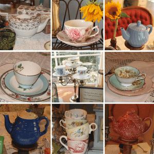 Alice-in-Wonderland-Tea-Party-Southern-Vintage-teapots-and-teacups